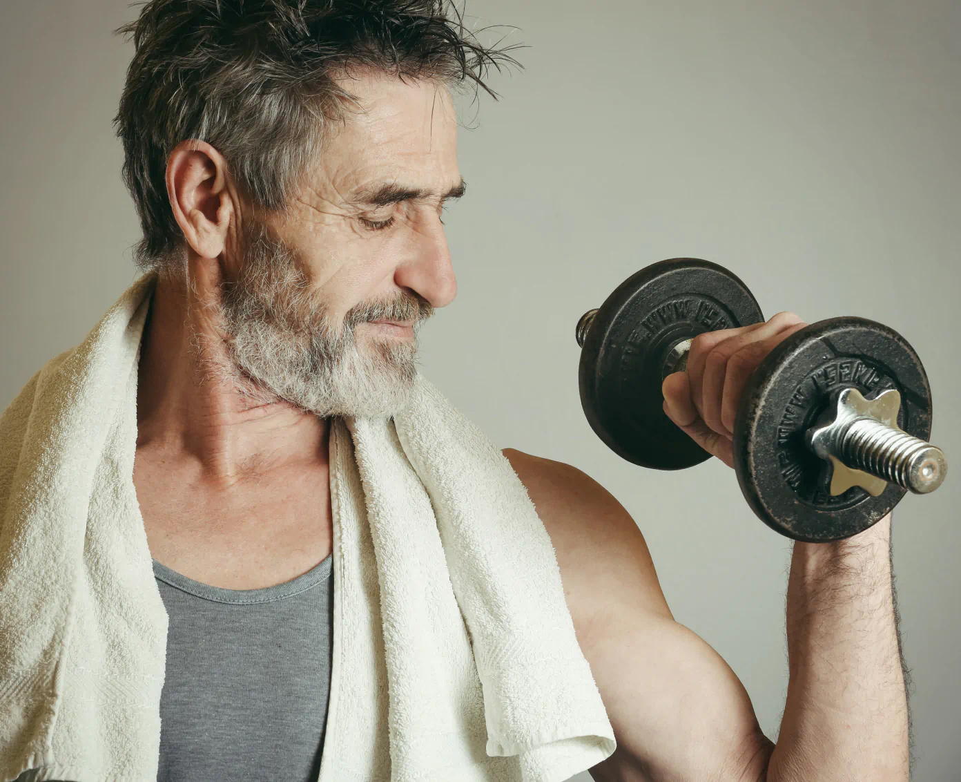 physically active man