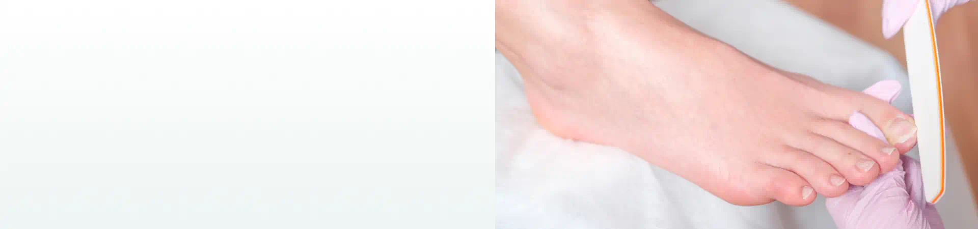 A close-up of a well-groomed foot with clean nails, representing the benefits of supplements for toenail fungus.