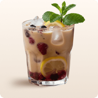 Iced berry appetite-control refresher