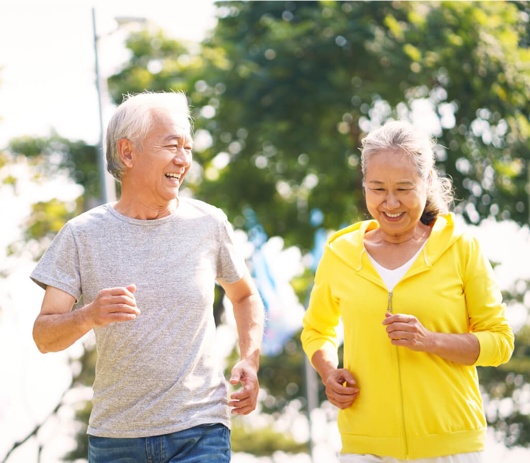 Seniors exercising