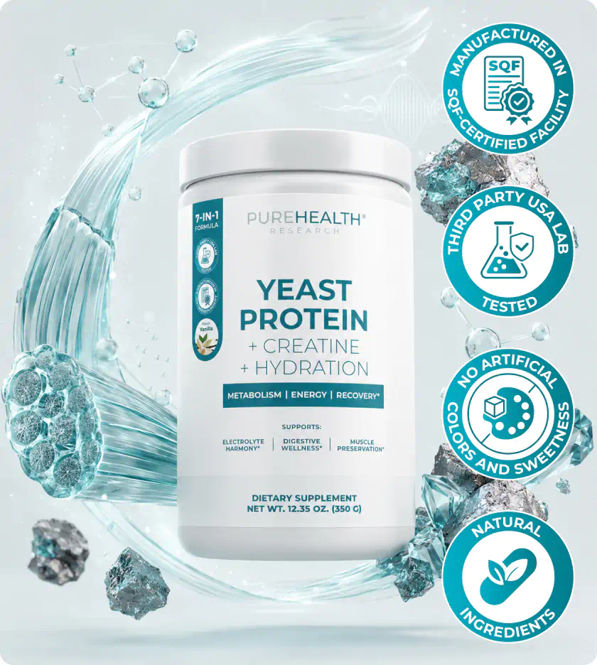 NeuroCreatine bottle with quality badges