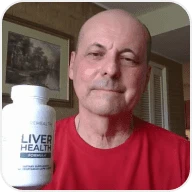 Customer photo holding product bottle