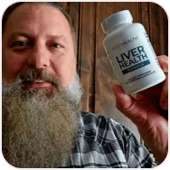 Customer photo holding product bottle